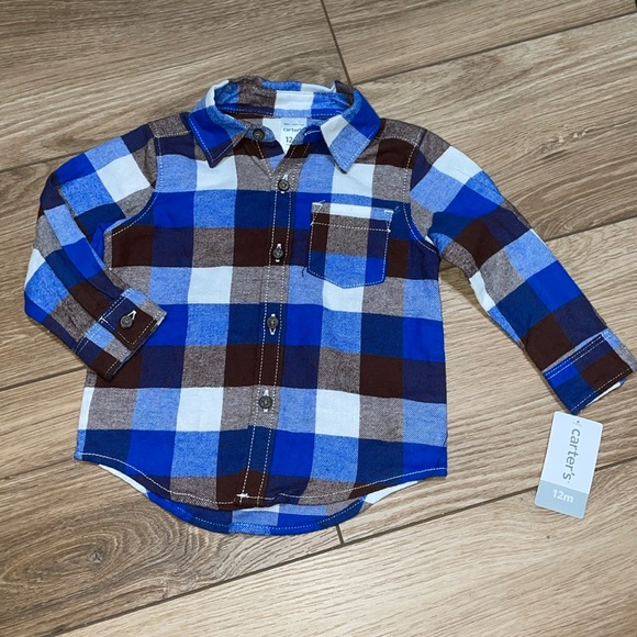 Carter's Other - Carter’s Plaid Flannel Shirt